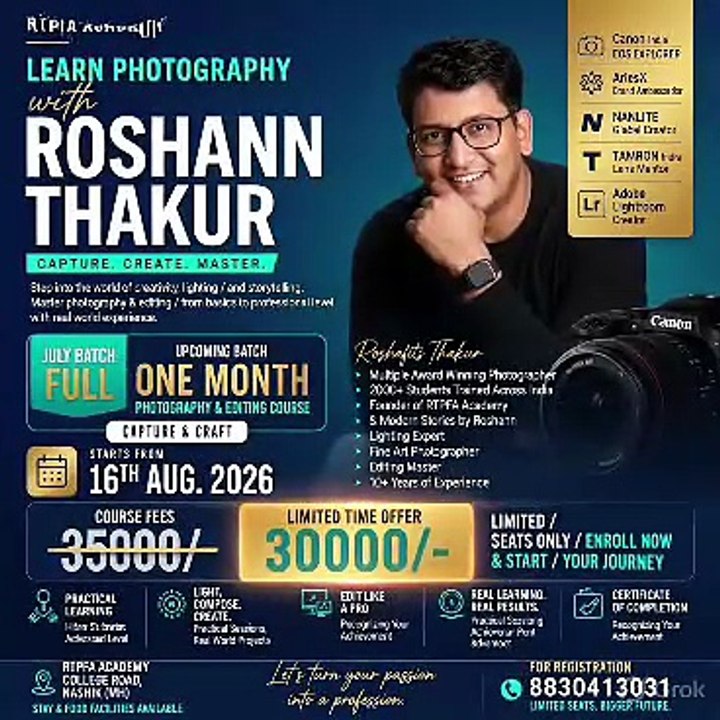 -Best photographer In Nashik| RTPFA Call Now 8830413031