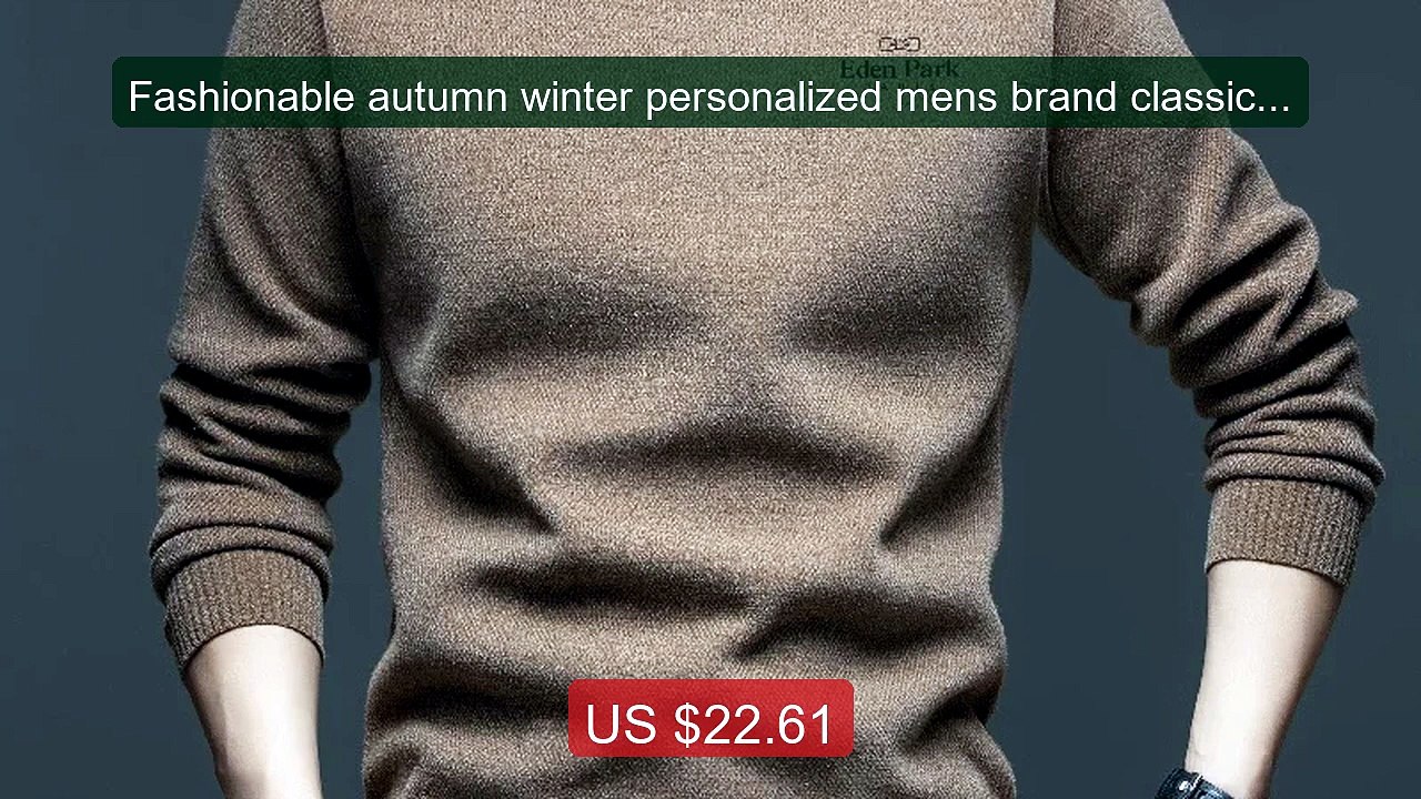 Fashionable autumn winter personalized mens brand classic lett... -- Best Buy 2026 | Great Quality!