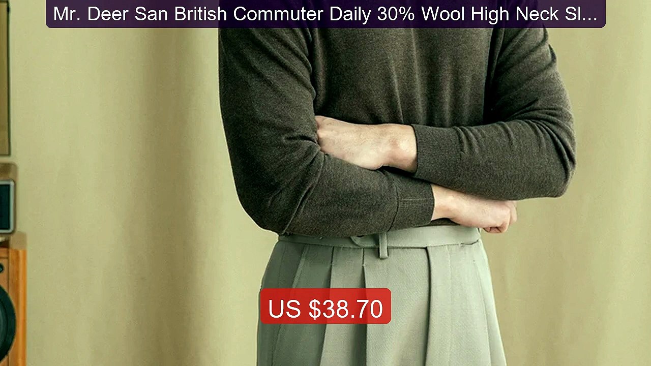 Mr. Deer San British Commuter Daily 30% Wool Hi...