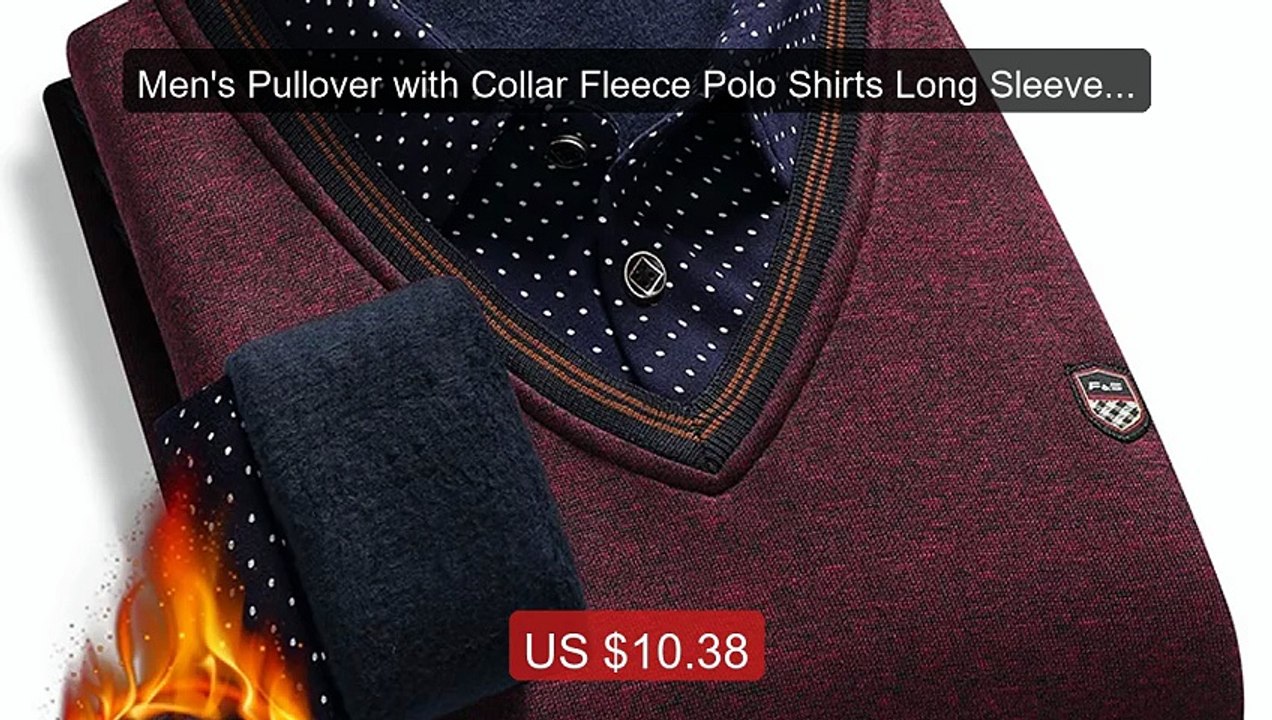 Men's Pullover with Collar Fleece Polo Shirts Long Sleeve Clot... -- Best Buy 2026 | Great Quality!
