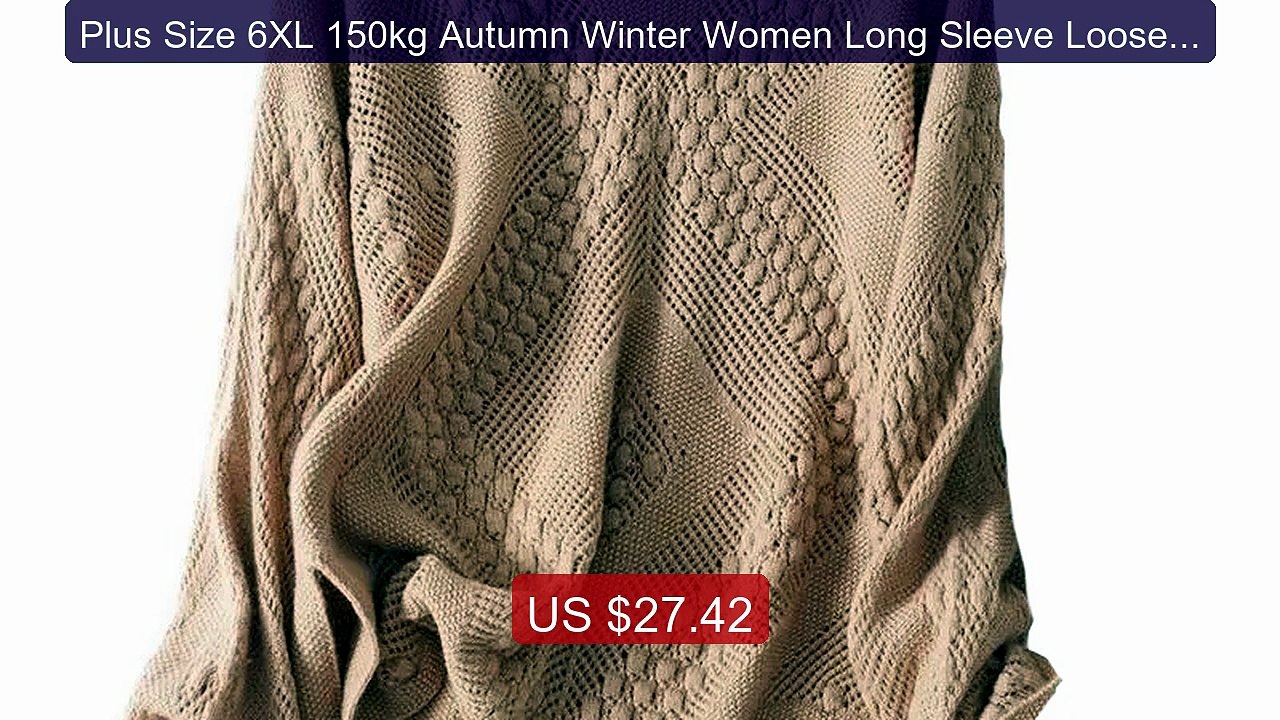 Plus Size 6XL 150kg Autumn Winter Women Long Sleeve Loose Sol... -- Amazing Value 2026 | Must Have!