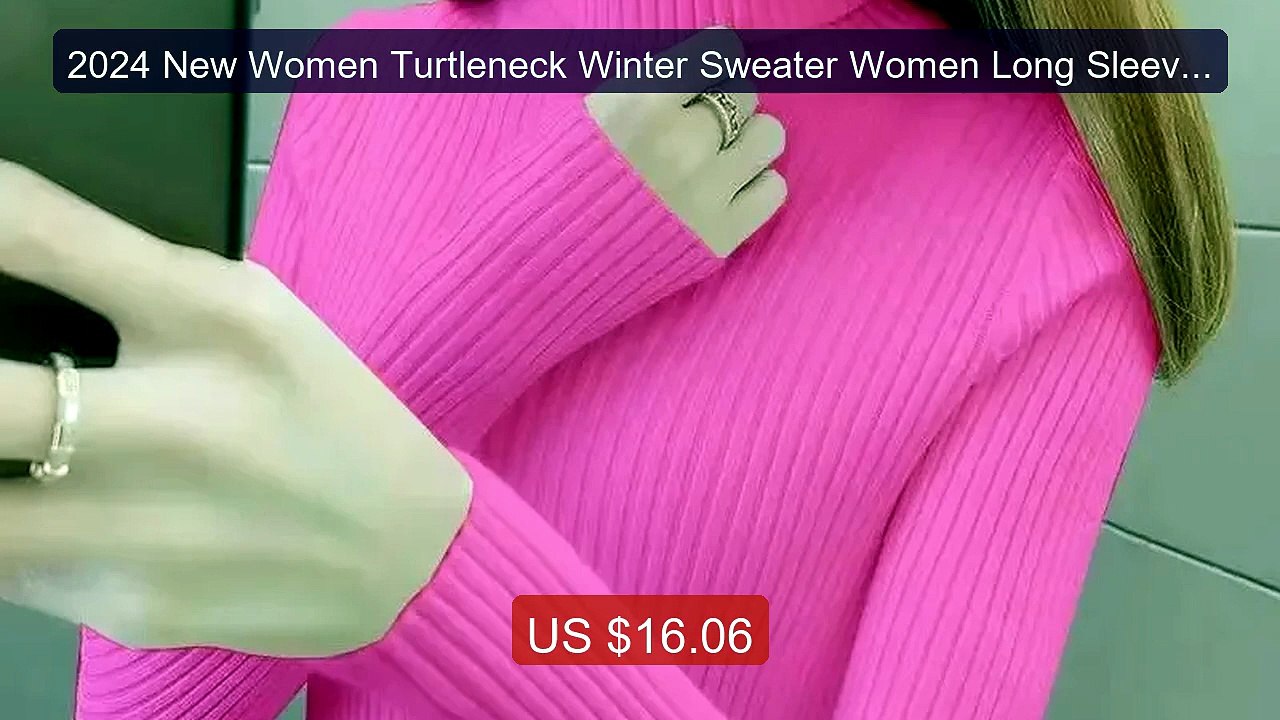 2024 New Women Turtleneck Winter Sweater Women Long Sleeve Kn... -- Amazing Value 2026 | Must Have!