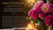 ORACIÓN Jueves 16 de Julio de 2026