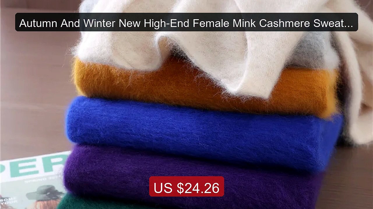 Autumn And Winter New High-End Female Mink Cashmere Sweater Solid C... -- Top Rated 2026 | Buy Now!