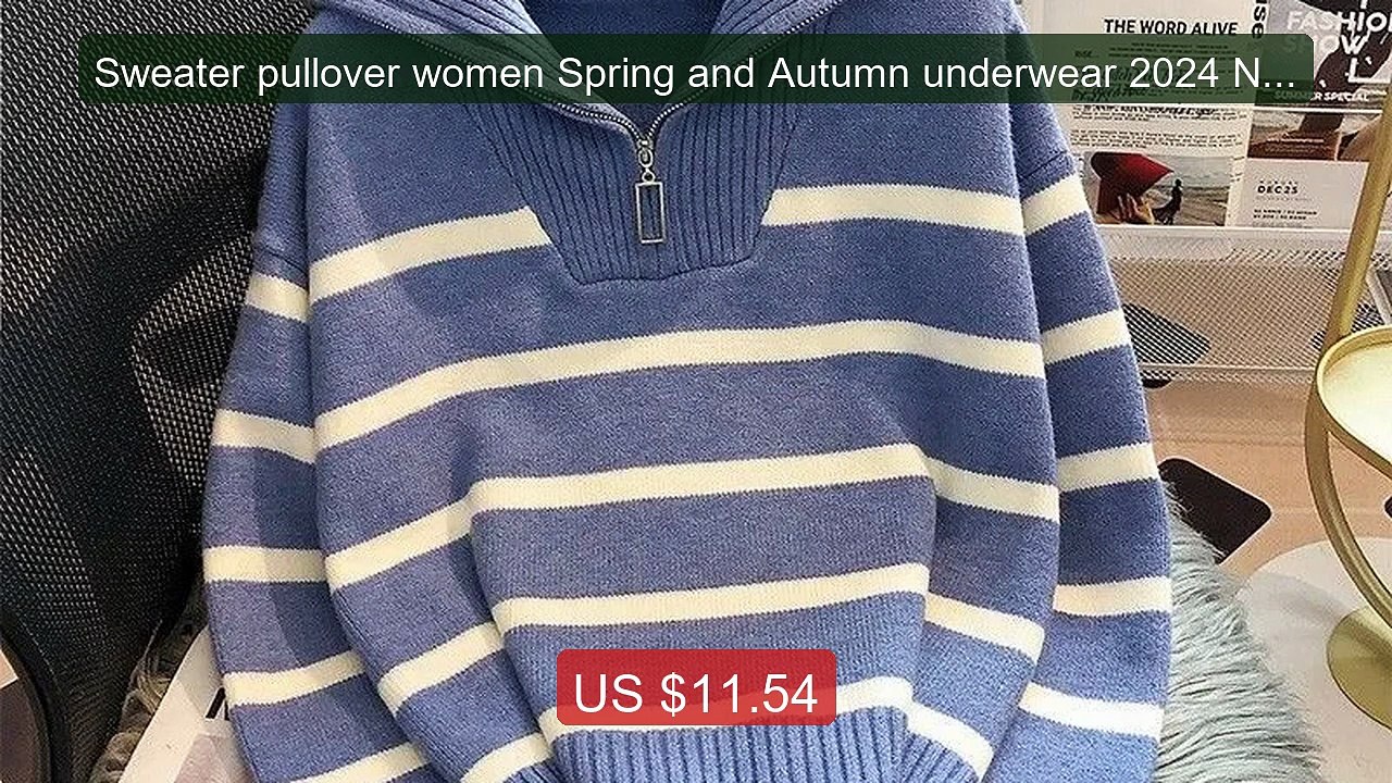 Sweater pullover women Spring and Autumn underwear 2024 New zi... -- Best Buy 2026 | Great Quality!