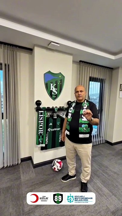 Kocaelispor’dan kan bağışı çağrısı: İzmit Kent Meydanı’na davet