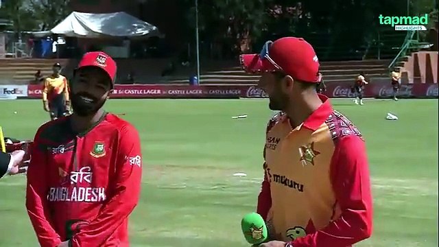 Zimbabwe vs Bangladesh 1st t20 match 2026 full highlights