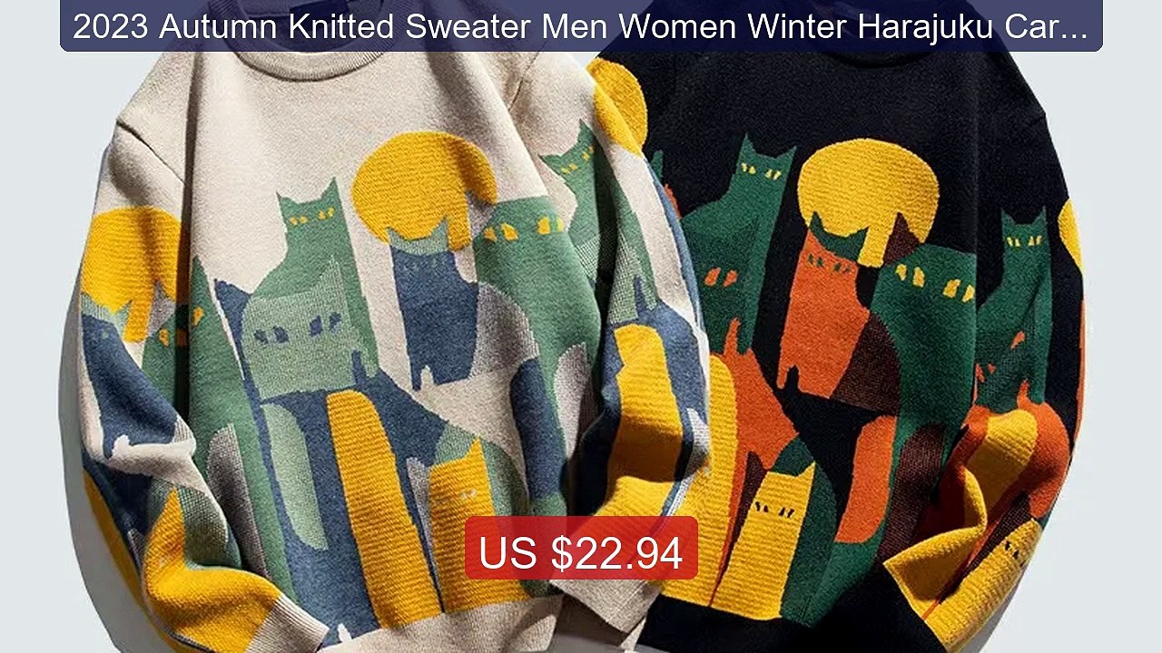 2023 Autumn Knitted Sweater Men Women Winter Harajuku Cartoon ... -- Hot Deal 2026 | Limited Offer!