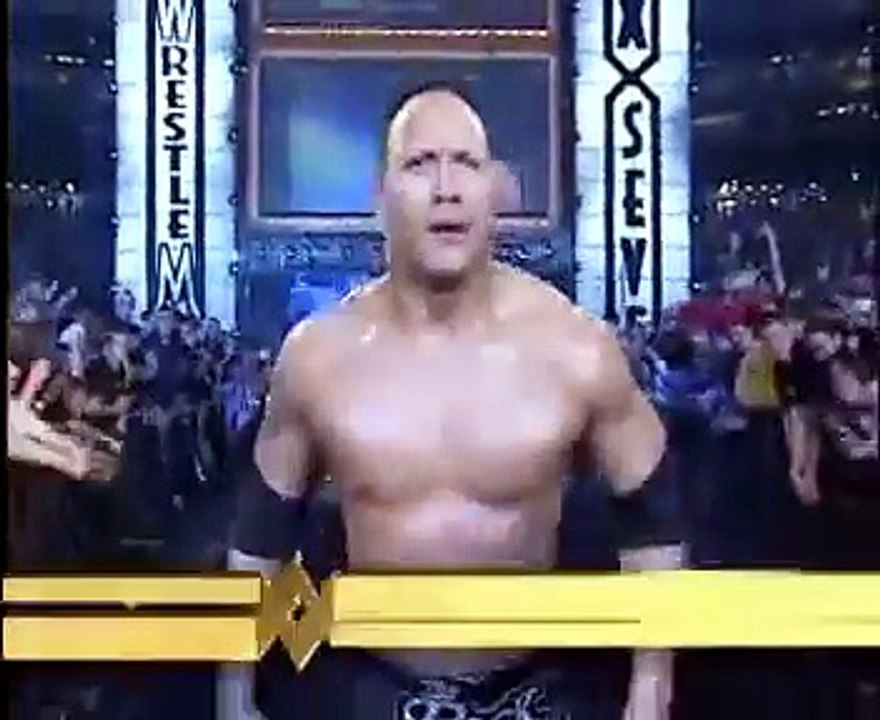 The Rock vs Stone Cold Wrestlemania 17 No Disqualification