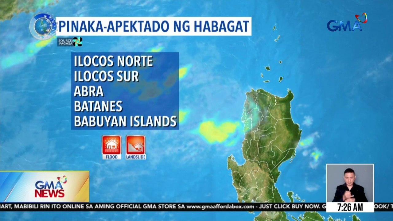 Pinakaapektado ng Habagat (July 17, 2026) | Unang Balita