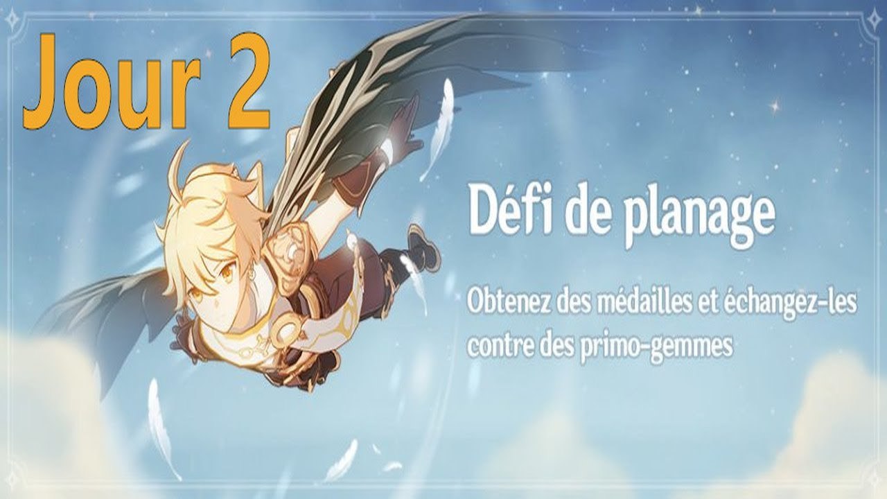 Genshin Impact FR | Défi de planage - Jour 2 : Libère tes ailes