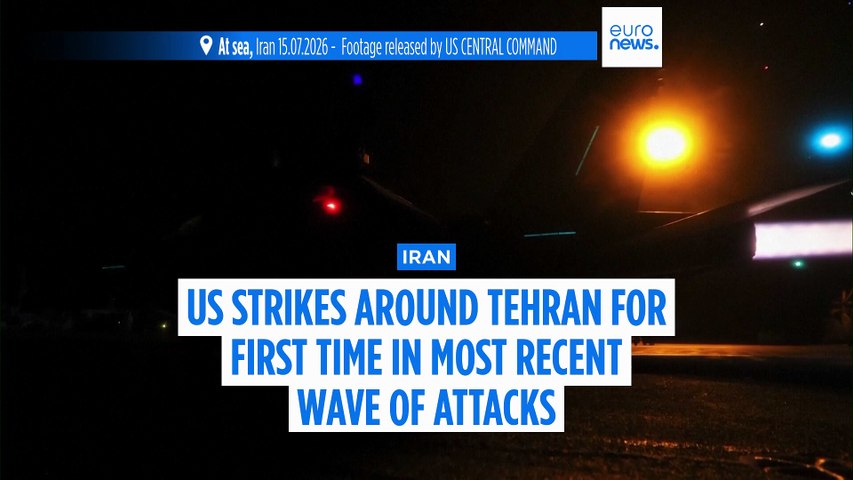 US strikes around Tehran for first time in most recent wave of attacks, says Iranian state media