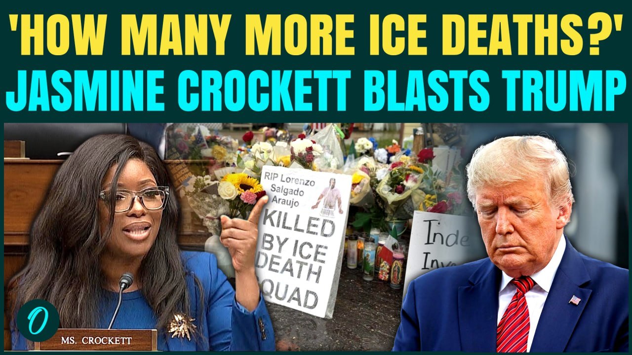 Jasmine Crockett BLASTS Blanche And Congress Over ICE Deaths, ‘Why Aren’t They Investigating?’