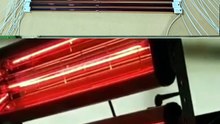 Industrial infrared heater ruby heating element lamps 600mm 110v 1000w for car paint dryers
