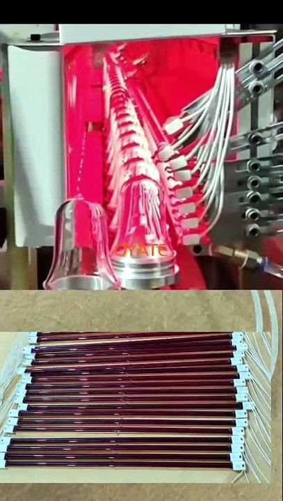 1000mm 220v 1500w SK15 ruby heat lamps Infrared Heating Bulb for Pet Blowing Machine
