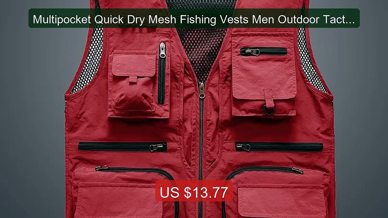 Multipocket Quick Dry Mesh Fishing Vests Men Outdoor Tactical ... -- Best Buy 2026 | Great Quality!