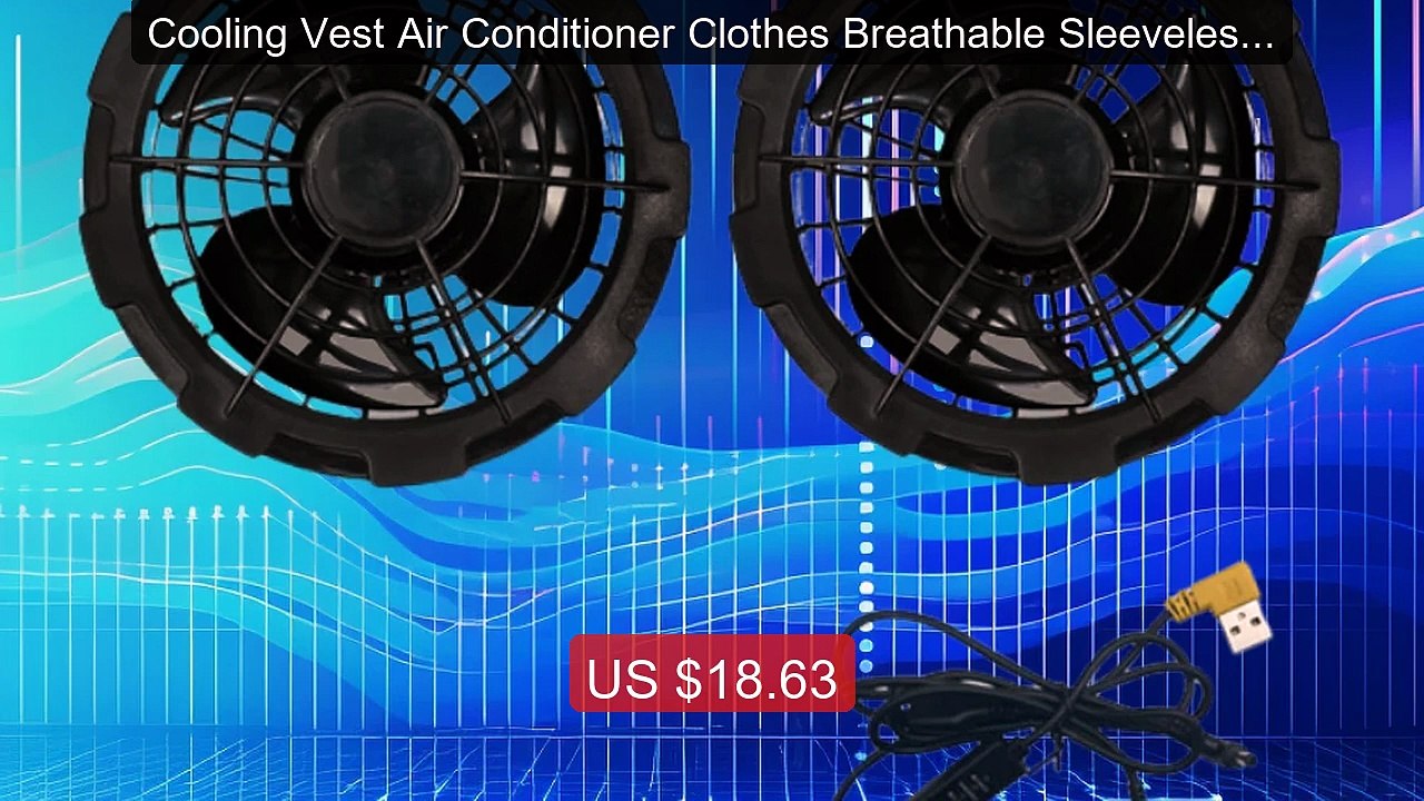 Cooling Vest Air Conditioner Clothes Breathable...
