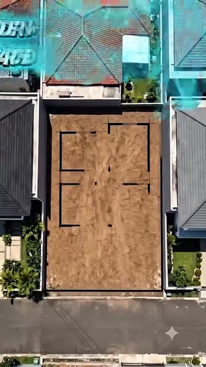 Modern A-Frame Arched House Design with 2-Car Carport - 3D Animation⁠