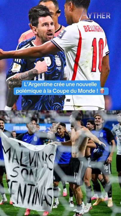 L’Argentine crée la polémique avec son drapeau...