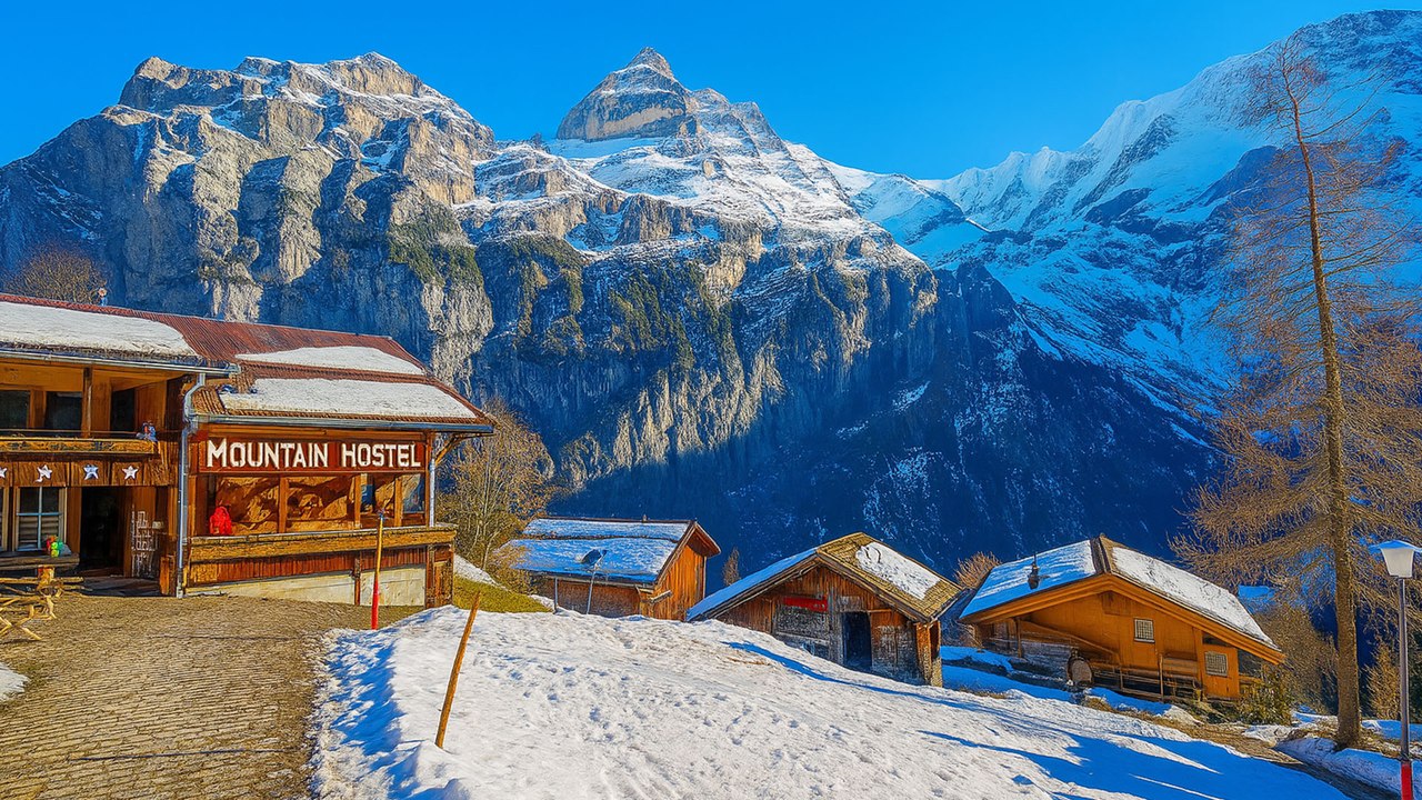 Is Gimmelwald Switzerland’s Most Peaceful Snowy Village?