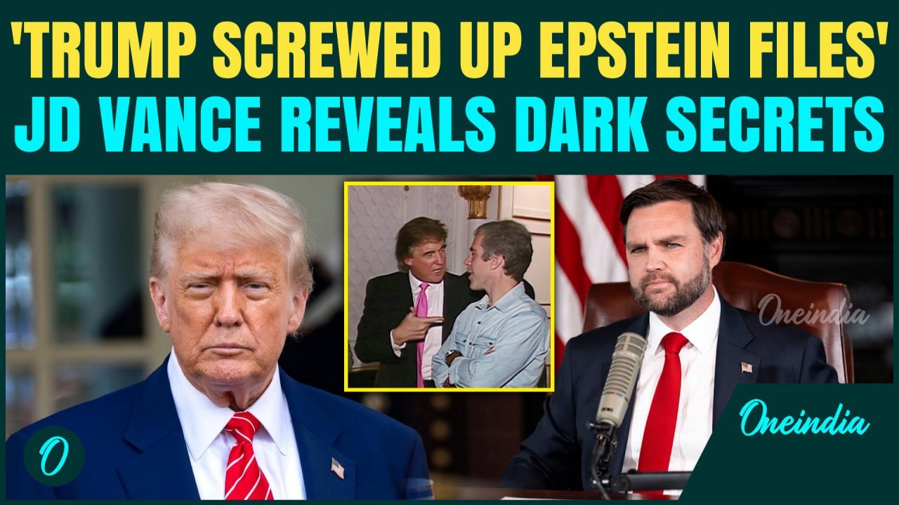 'Trump Screwed Epstein Files': JD Vance Admits...