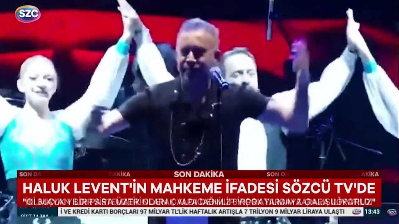 Haluk Levent'in mahkeme ifadesi SÖZCÜ TV'de
