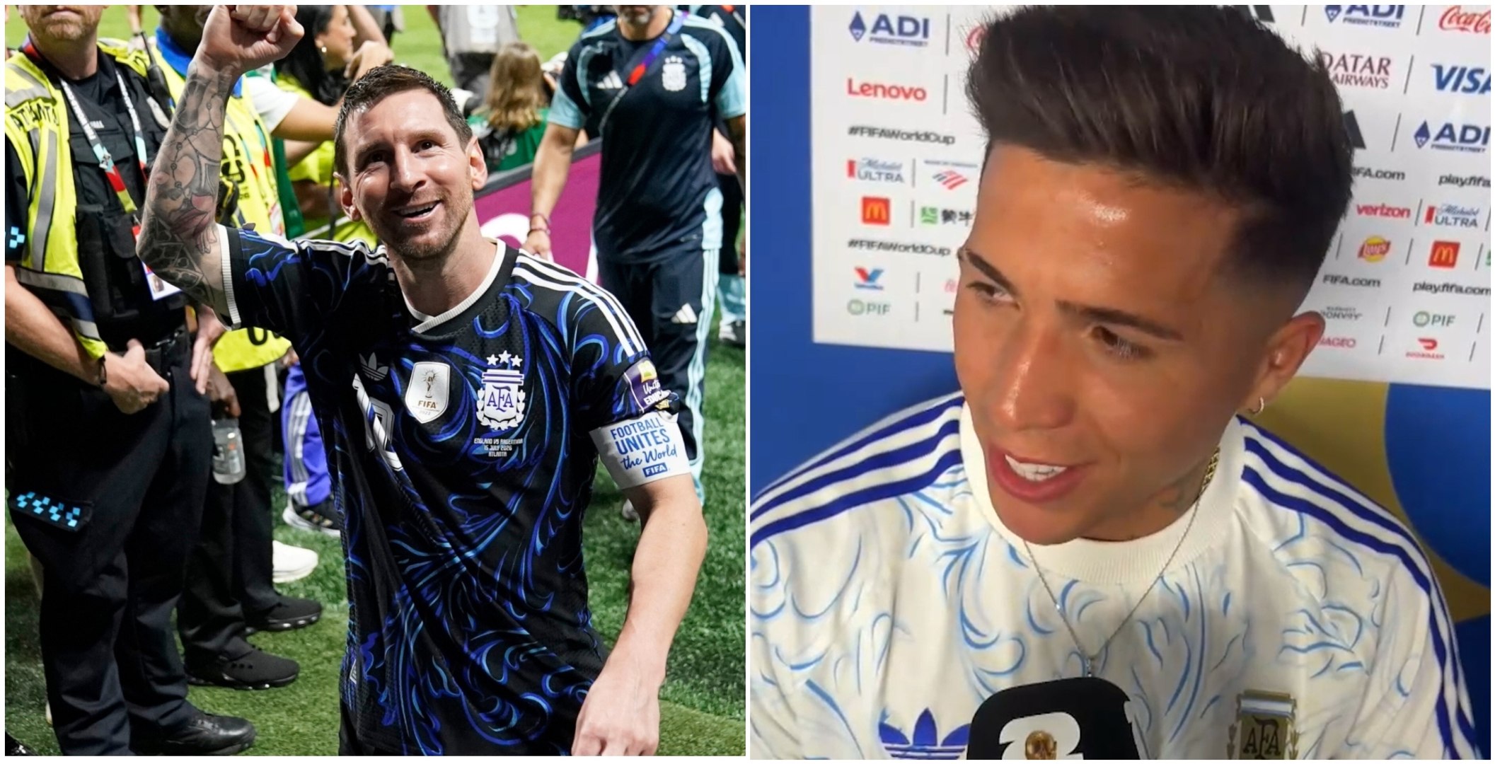 Enzo Fernández, emocionado: "Dios me regala otra final con Messi"