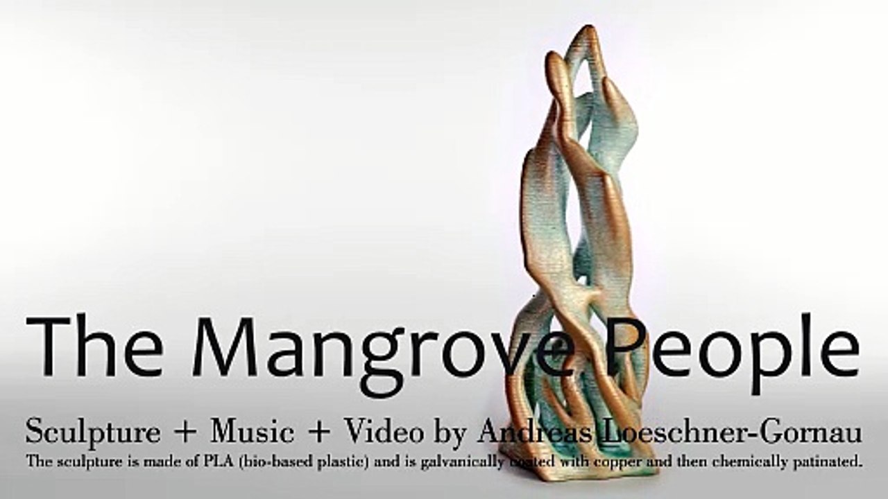 Die Mangroven-Menschen Skulptur