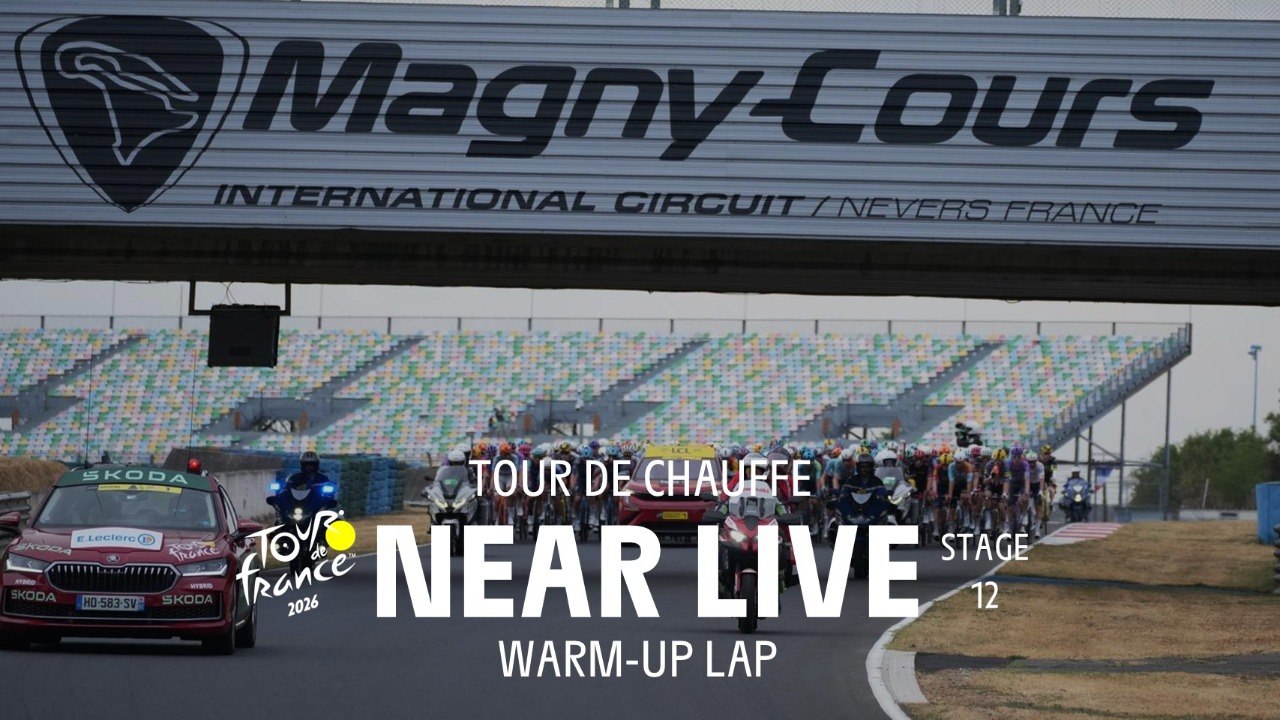 Warm-up lap in Nevers - Stage 12