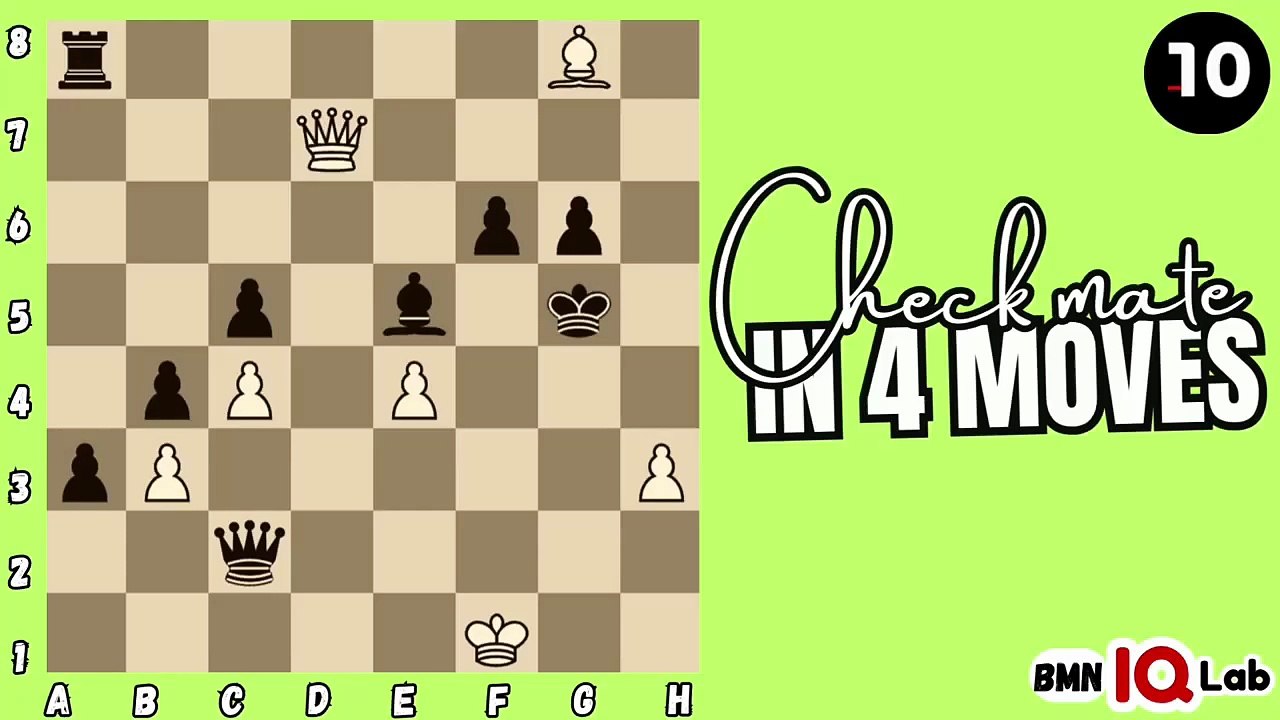 #ChessStudy ♟️📚 Can you checkmate in 4 moves? (Part 55) (White to play)♟️