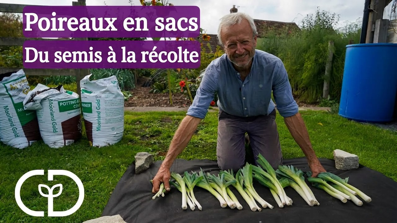 Poireaux après pommes de terre : test de différents composts dans les mêmes sacs, dont de la terre