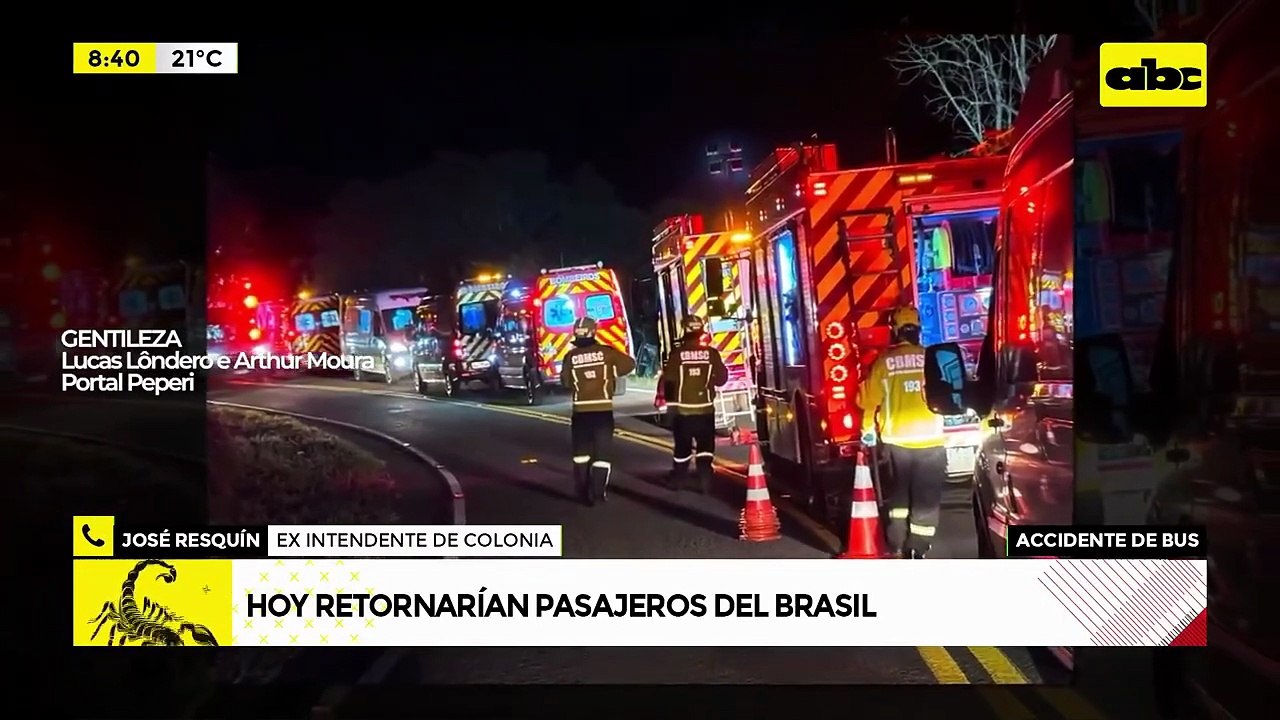Luto total en Colonia Independencia: El doloroso reporte de José Resquín tras el vuelco fatal