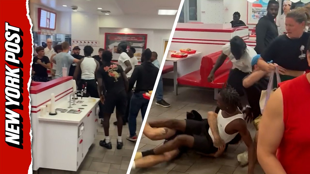 INSANE In-N-Out Brawl Caught on Camera, Leaving Diners Stunned