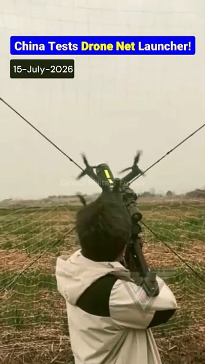 Chinese Counter-Drone Net System