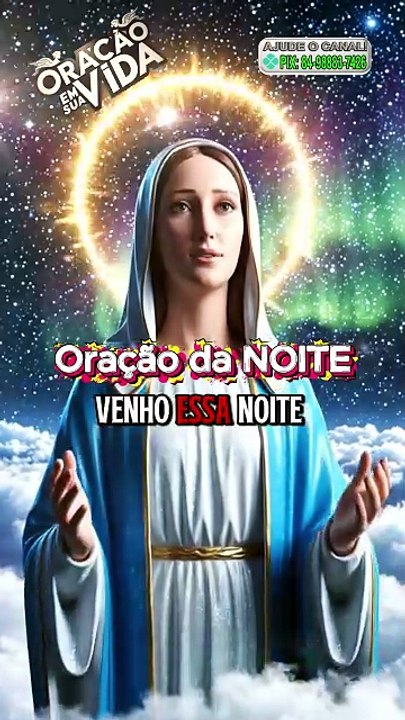 Oração da Noite. Nossa Senhora.