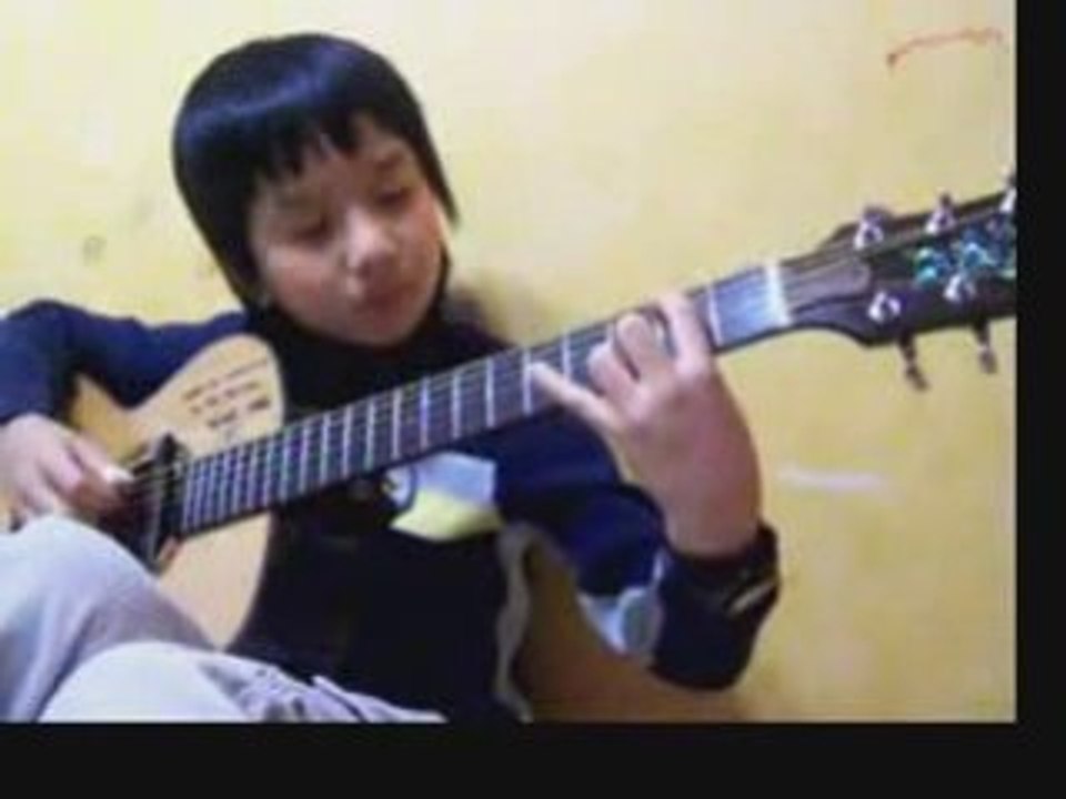Impressive 10 year old guitar player