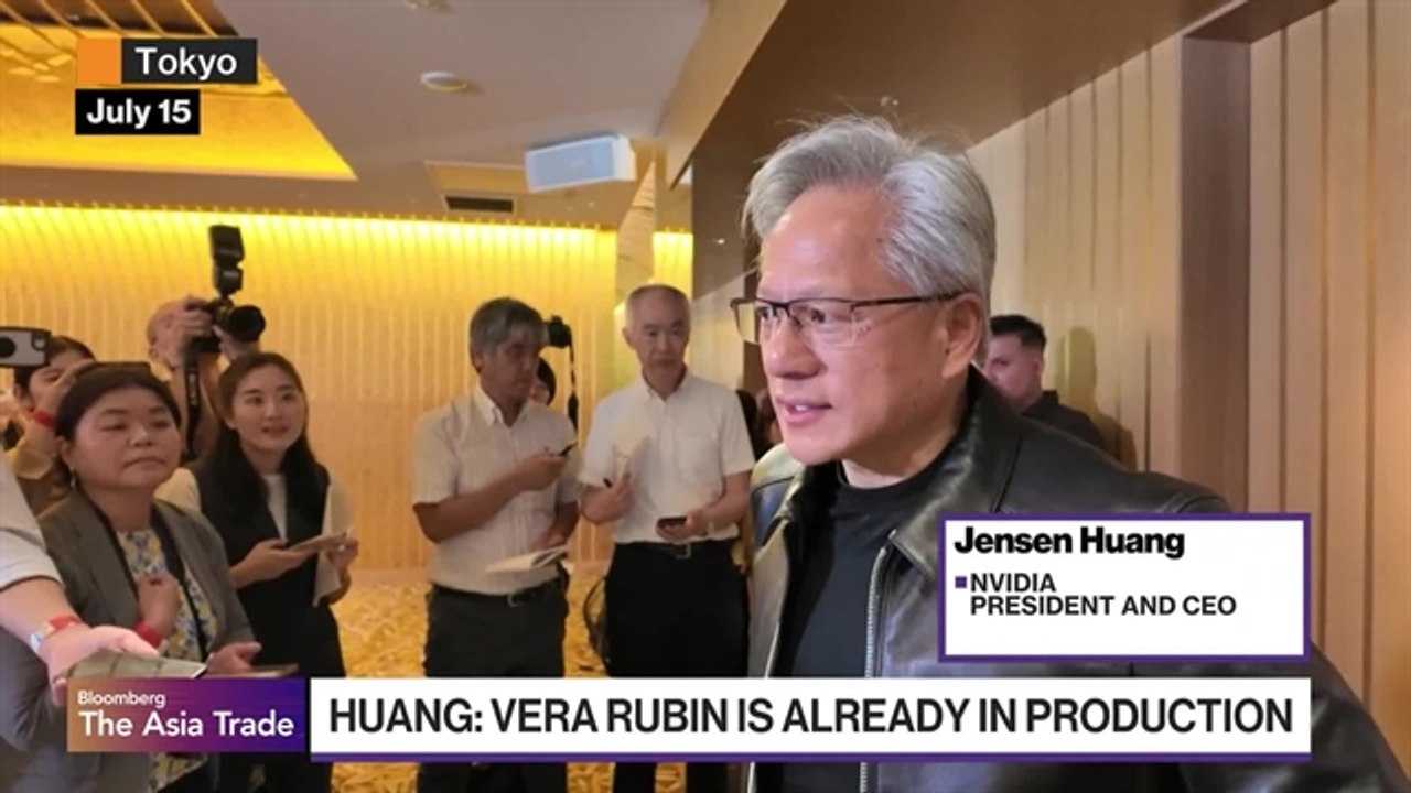 Jensen Huang Says Nvidia's Vera Rubin Chips on Track