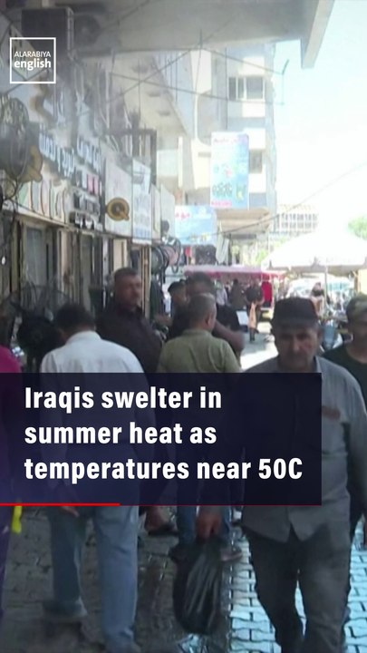 Iraqis Endure Intense Summer Heat