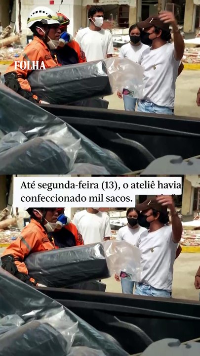 Ateliê de moda passa a produzir sacos funerários após terremotosna Venezuela