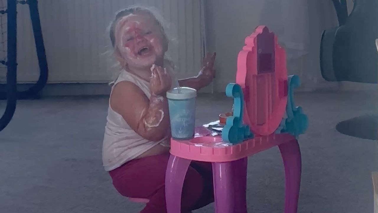 Young Beauty Queen Takes Center Stage with Makeup Mayhem