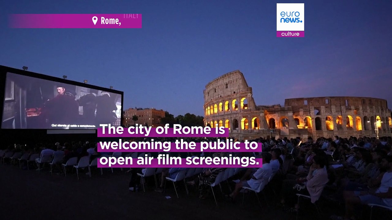 Rome organises open air film screenings to help residents cope with the ongoing heatwave