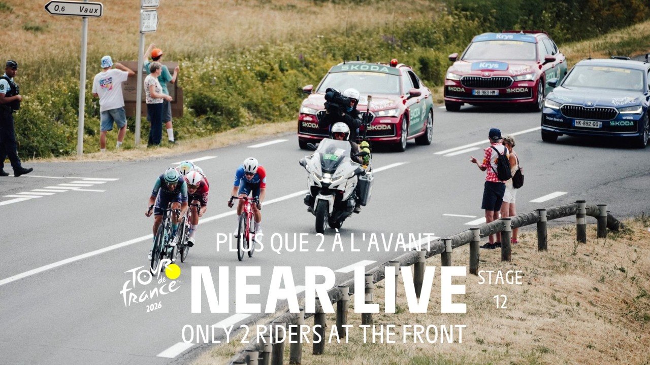 Only 2 riders at the front- Stage 12