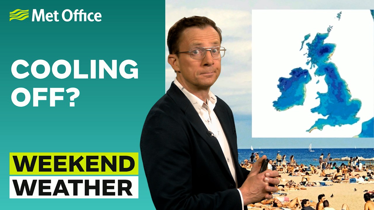 Weekend weather 16/07/2026 – Temperatures dipping, sun still shining – Met Office weather forecast UK