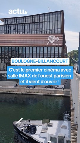 Ref:xappnpy Ouverture du cinéma Pathé Île Seguin à Boulogne-Billancourt, équipé d une salle IMAX