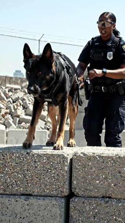 Elite K9 Dog Jumps Over High Wall | Incredible Police Dog Training #Shorts
