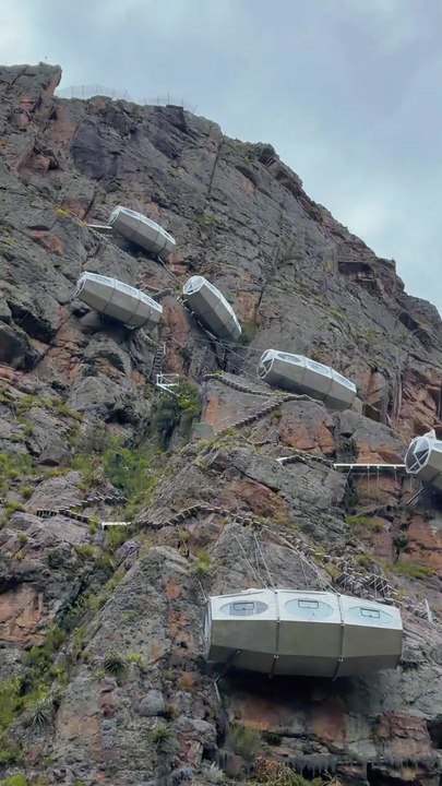 This Unique Hotel is Suspended 250 Meters Above the Ground