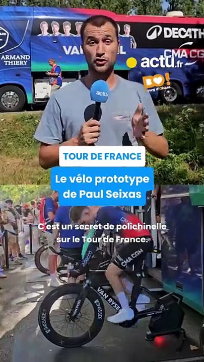 Le vélo prototype de Paul Seixas