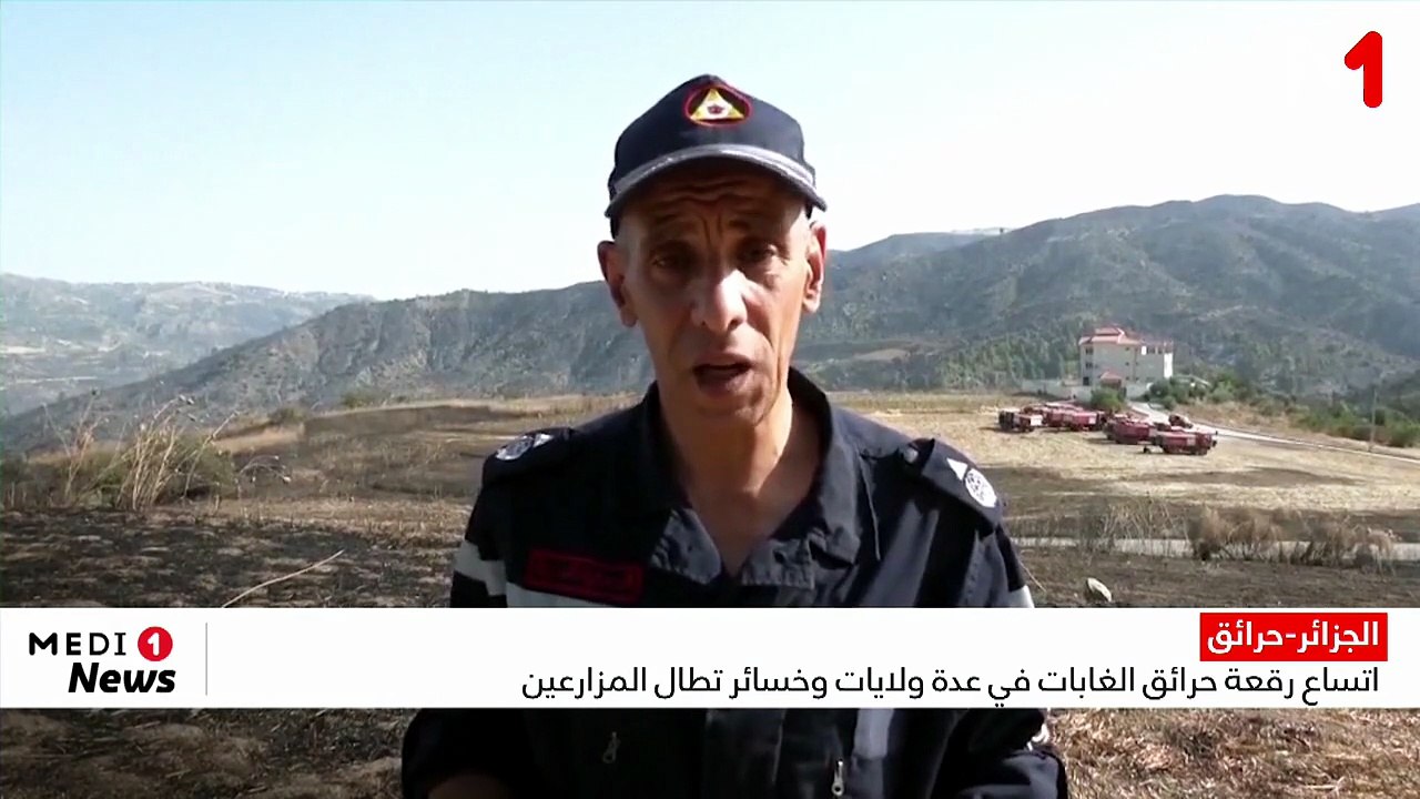 الجزائر-حرائق .. اتساع رقعة حرائق الغابات في عدة ولايات وخسائر تطال المزارعين