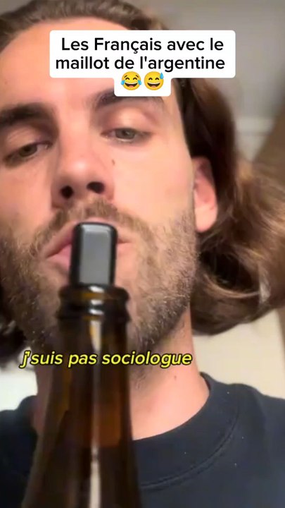 ❌ Les Français avec le maillot de l'argentine 🇦🇷😂