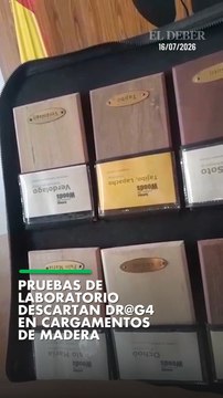 Pruebas de laboratorio descartan dr@g4 en cargamentos de madera